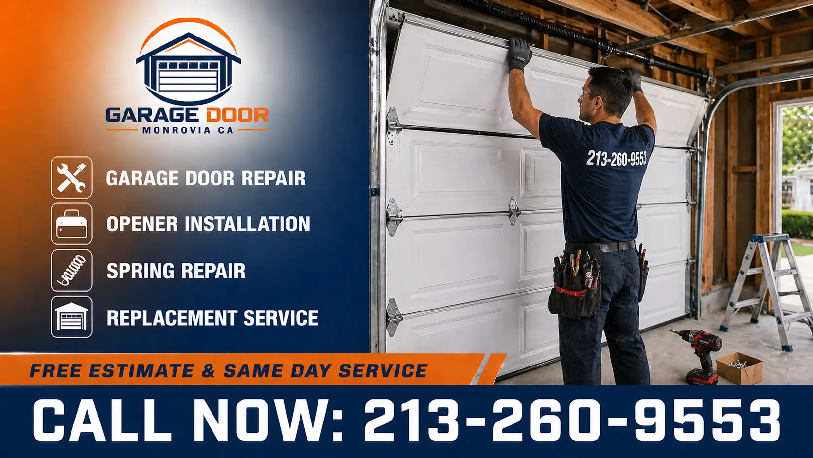 Garage Door Monrovia CA | 24/7 Emergency Repair