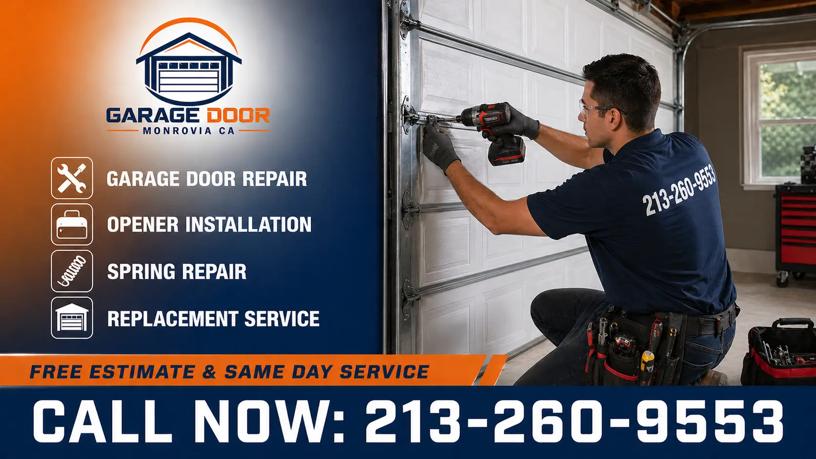 Garage Door Monrovia CA | 24/7 Emergency Repair