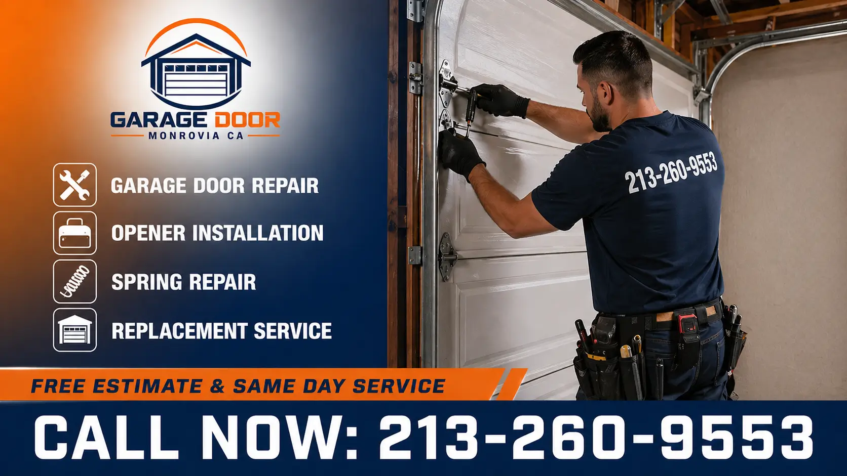 Garage Door Monrovia CA | 24/7 Emergency Repair